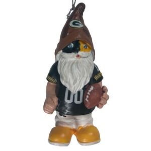 Green Bay Packers‎ Football Gnome Ornament NFL Team Holiday Decoration